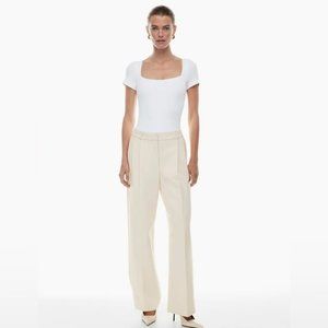 Aritzia Babaton Contour Squareneck Shortsleeve Bodysuit